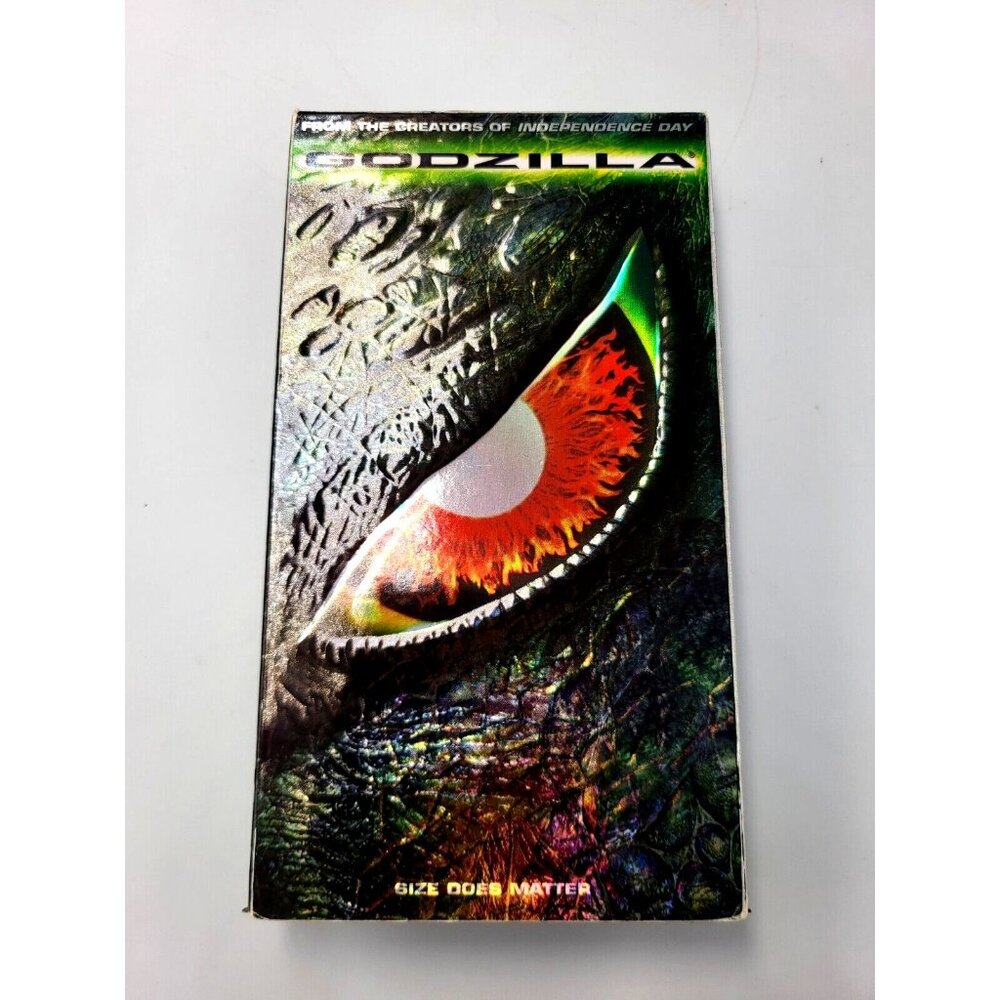 Godzilla Size Does Matter VHS 1998 Movie Video PG-13 Matthew Broderick Sci Fi